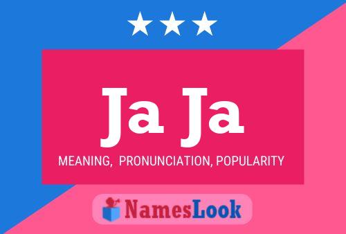 Ja Ja Name Poster