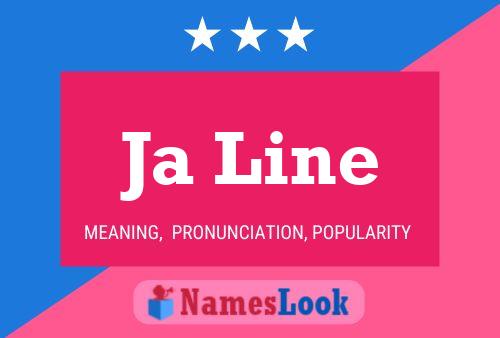 Ja Line Name Poster