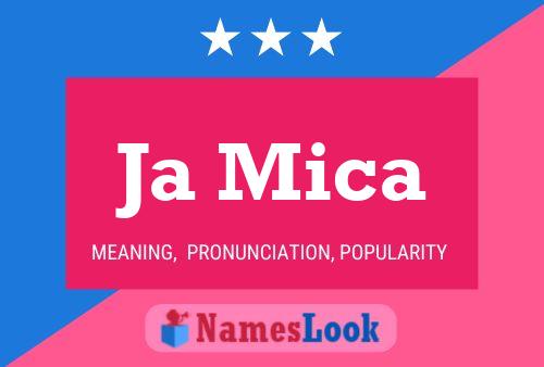 Ja Mica Name Poster