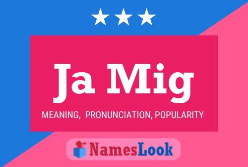 Ja Mig Name Poster