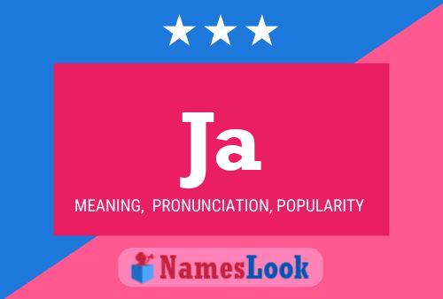 Ja Name Poster