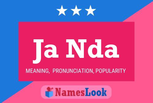 Ja Nda Name Poster