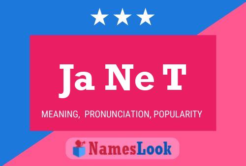 Ja Ne T Name Poster