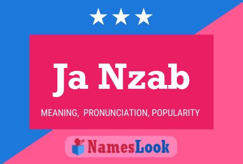 Ja Nzab Name Poster