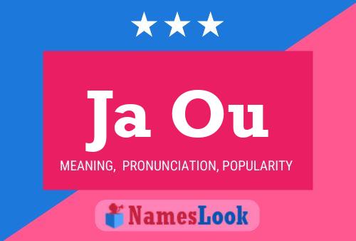 Ja Ou Name Poster