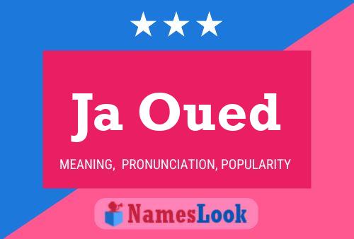 Ja Oued Name Poster