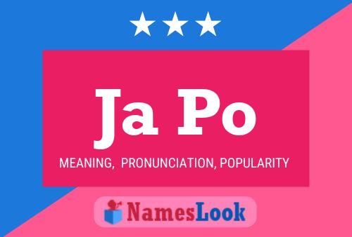 Ja Po Name Poster