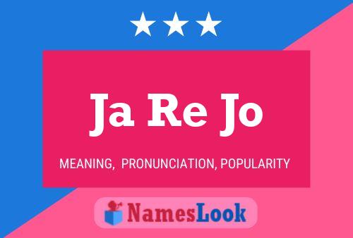 Ja Re Jo Name Poster