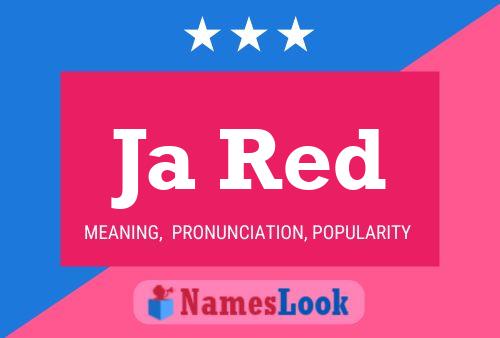 Ja Red Name Poster