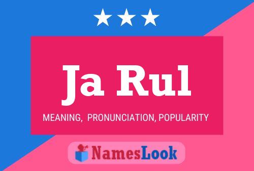 Ja Rul Name Poster