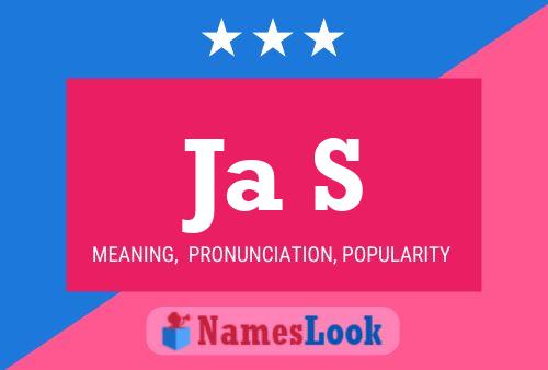 Ja S Name Poster