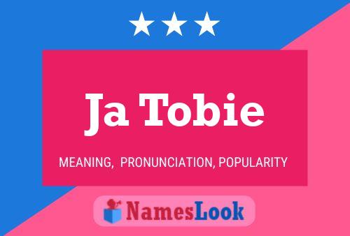 Ja Tobie Name Poster