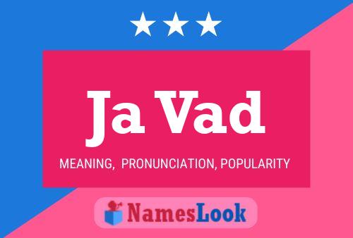 Ja Vad Name Poster