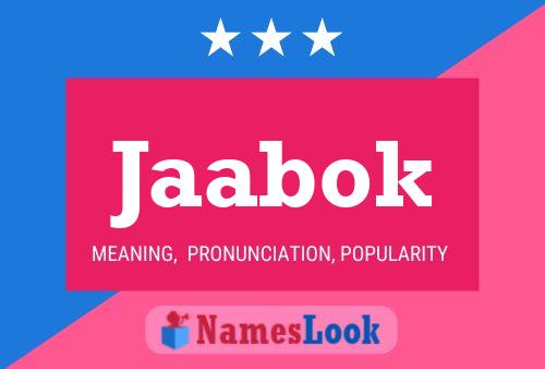 Jaabok Name Poster