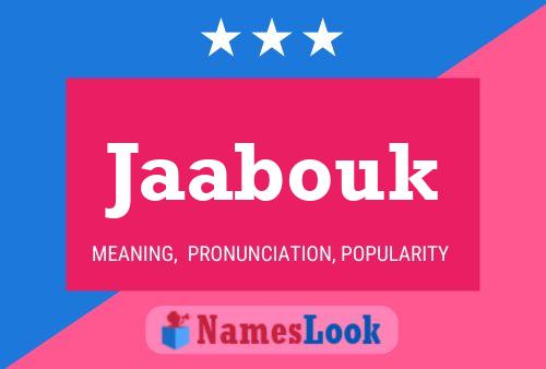 Jaabouk Name Poster