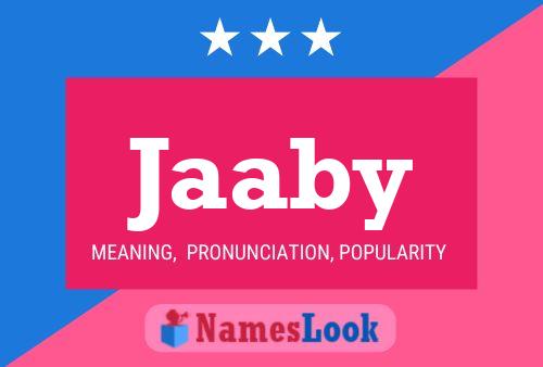 Jaaby Name Poster