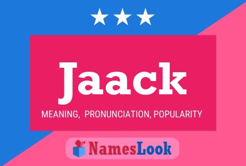 Jaack Name Poster