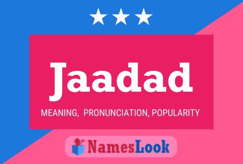 Jaadad Name Poster