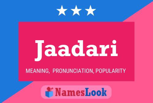 Jaadari Name Poster