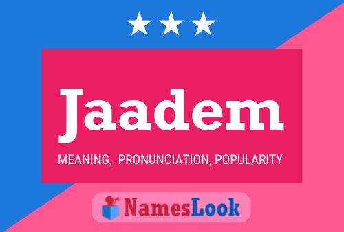 Jaadem Name Poster