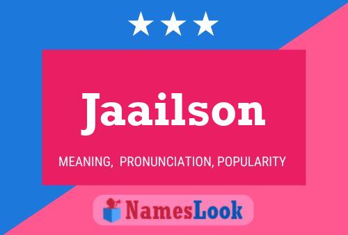 Jaailson Name Poster