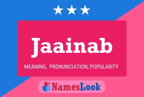 Jaainab Name Poster