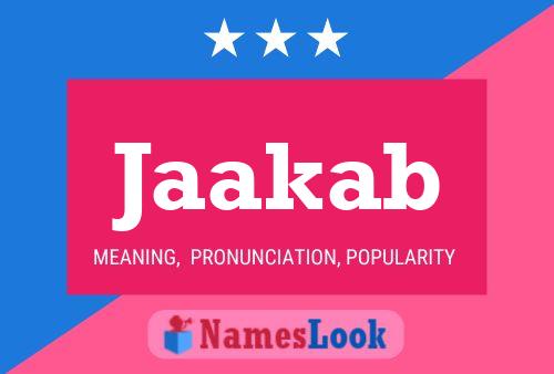 Jaakab Name Poster