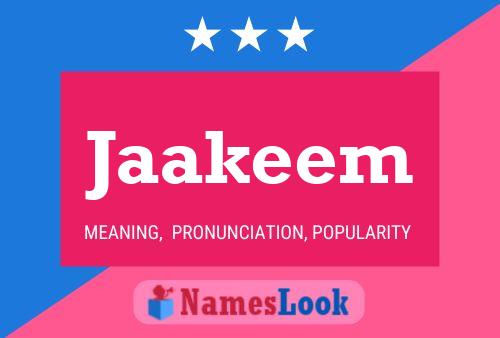 Jaakeem Name Poster