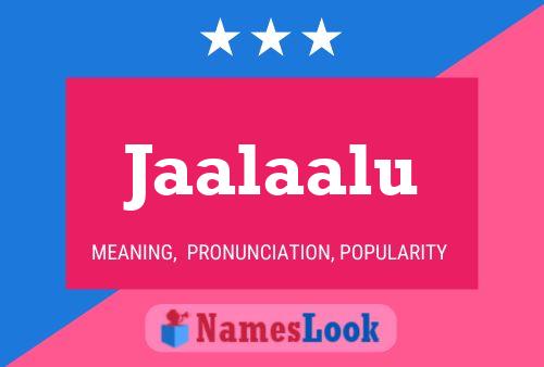 Jaalaalu Name Poster