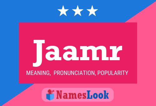 Jaamr Name Poster