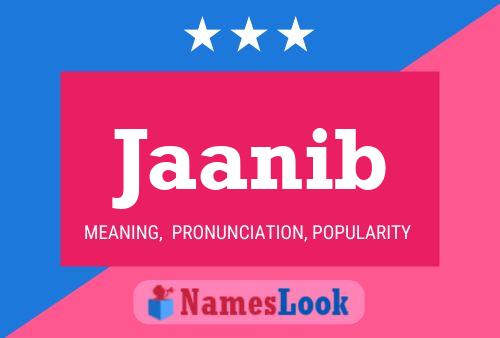 Jaanib Name Poster