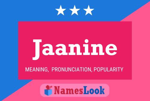 Jaanine Name Poster