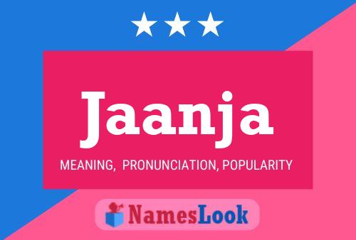 Jaanja Name Poster