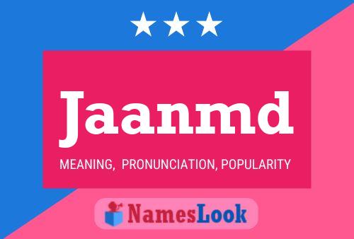 Jaanmd Name Poster