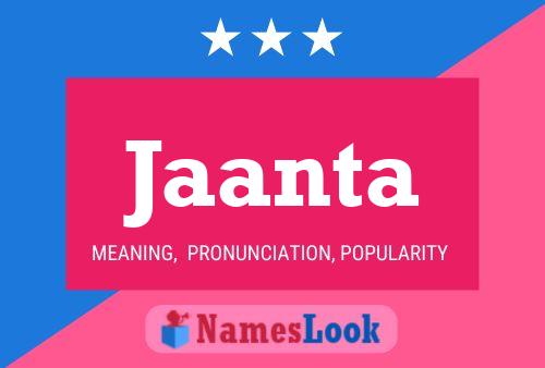 Jaanta Name Poster