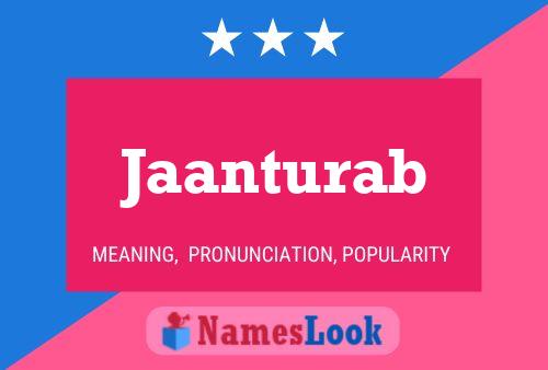 Jaanturab Name Poster