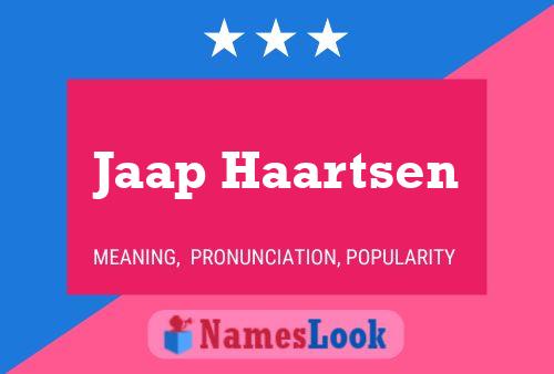 Jaap Haartsen Name Poster