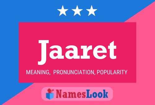 Jaaret Name Poster