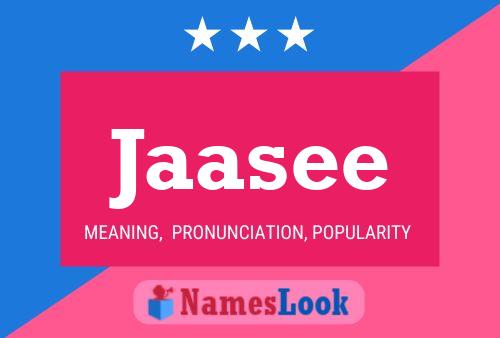 Jaasee Name Poster