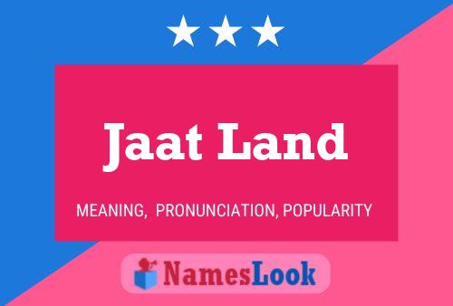 Jaat Land Name Poster