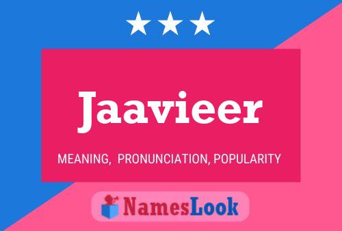 Jaavieer Name Poster