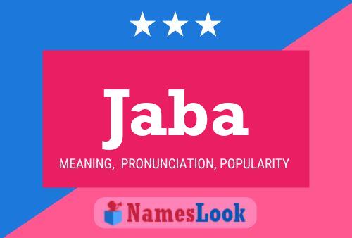 Jaba Name Poster