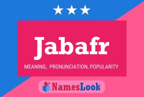 Jabafr Name Poster