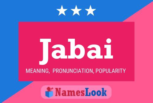 Jabai Name Poster