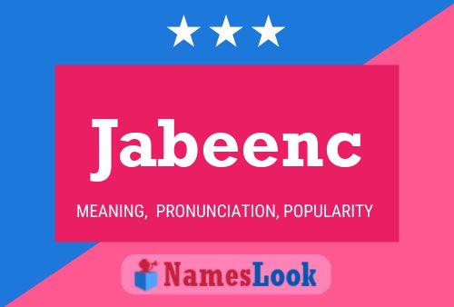 Jabeenc Name Poster