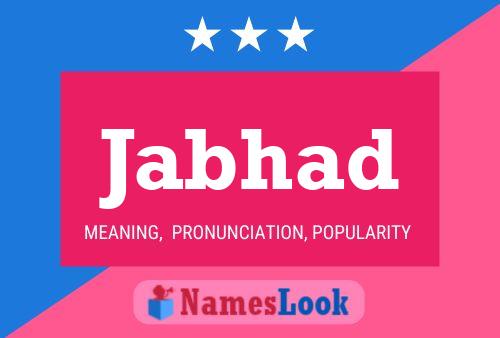 Jabhad Name Poster