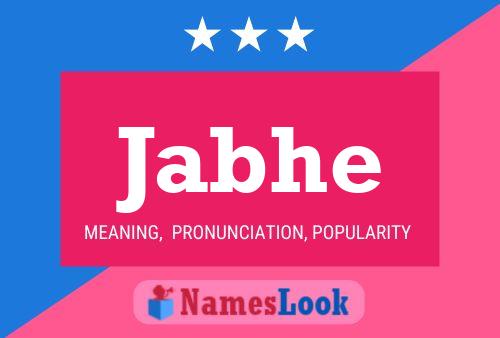 Jabhe Name Poster