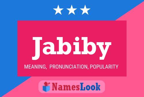 Jabiby Name Poster