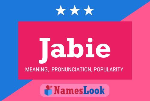 Jabie Name Poster