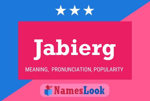 Jabierg Name Poster